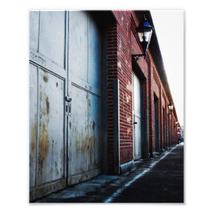 Impresión fotográfica de ladrillos y puertas 8x10