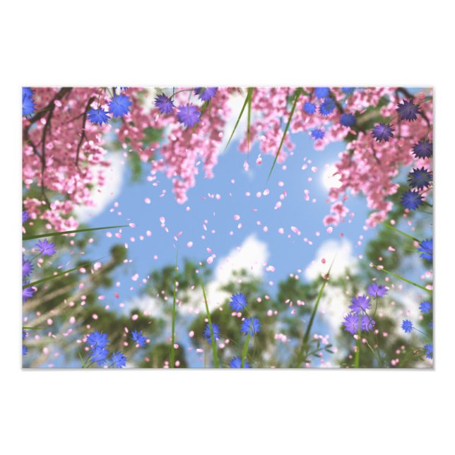 Impresión fotográfica de las lluvias de abril (Frente)