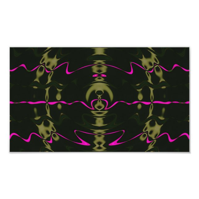 Impresión fotográfica de luces rosadas (Frente)