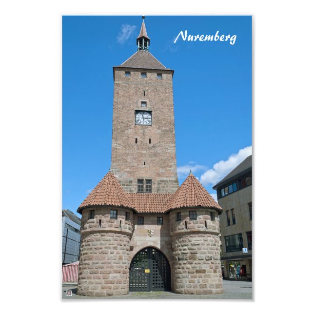Impresión fotográfica de Nuremberg (Frente)
