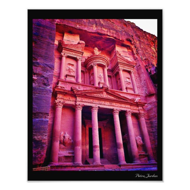 Impresión fotográfica de Petra Treasury (Frente)