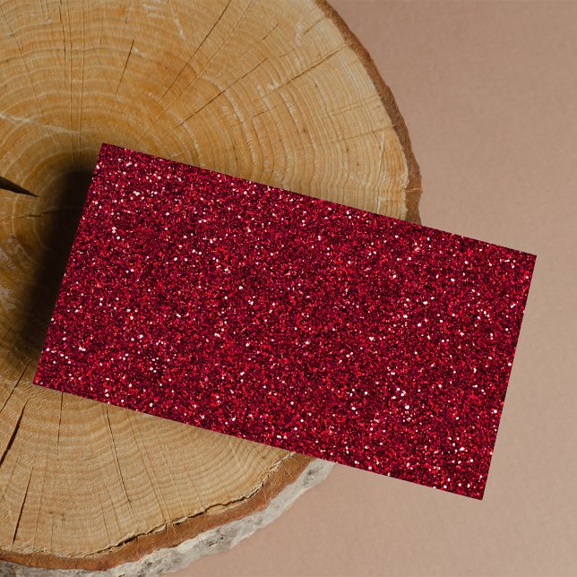 Impresión fotográfica de Purpurina rojo con estilo (Girly Stylish Red Glitter )