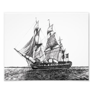 Impresión fotográfica de Tall Ship Hermione