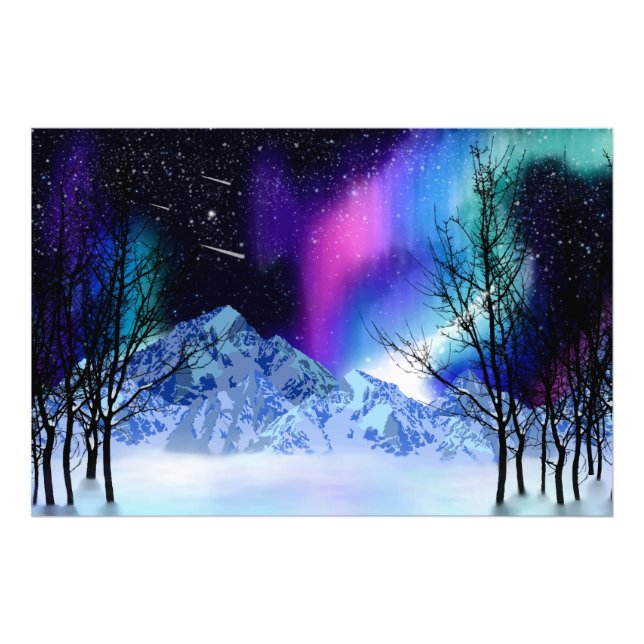 Impresión fotográfica de Winter Wonderlights (Frente)