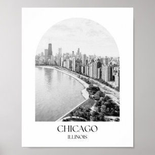 Impresión fotográfica del Arco de Chicago Illinois