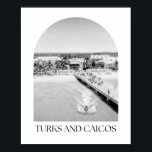 Impresión fotográfica del arco de Turcas y Caicos<br><div class="desc">Impresión fotográfica del arco de Turcas y Caicos</div>
