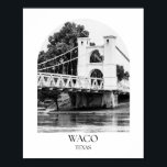 Impresión fotográfica del arco de Waco Texas<br><div class="desc">Impresión fotográfica del arco de Waco Texas</div>
