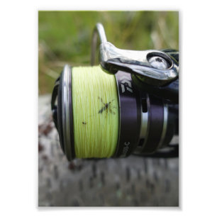 Impresión fotográfica del karma de pesca