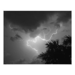Impresión fotográfica Lightning Bolt 11x14