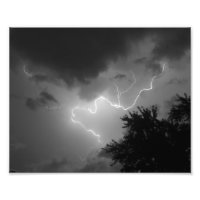 Impresión fotográfica Lightning Bolt 8x10