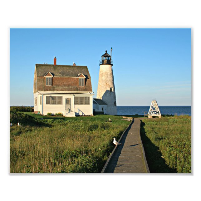 Impresión fotográfica Maine de Wood Island Lightho (Frente)