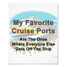 IMPRESIÓN FOTOGRÁFICA - Mis puertos de crucero fav