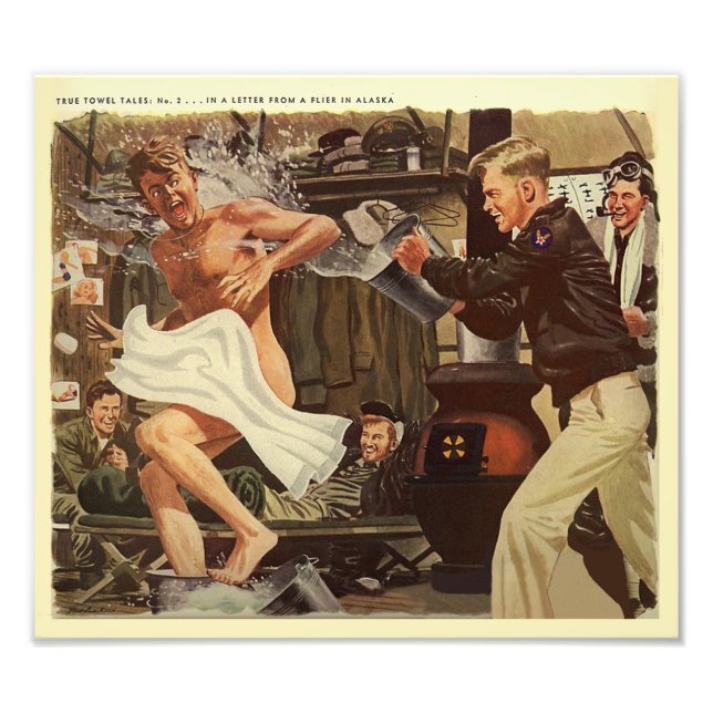 Impresión fotográfica Nº 2 de 6 toallas verdaderas (Frente)