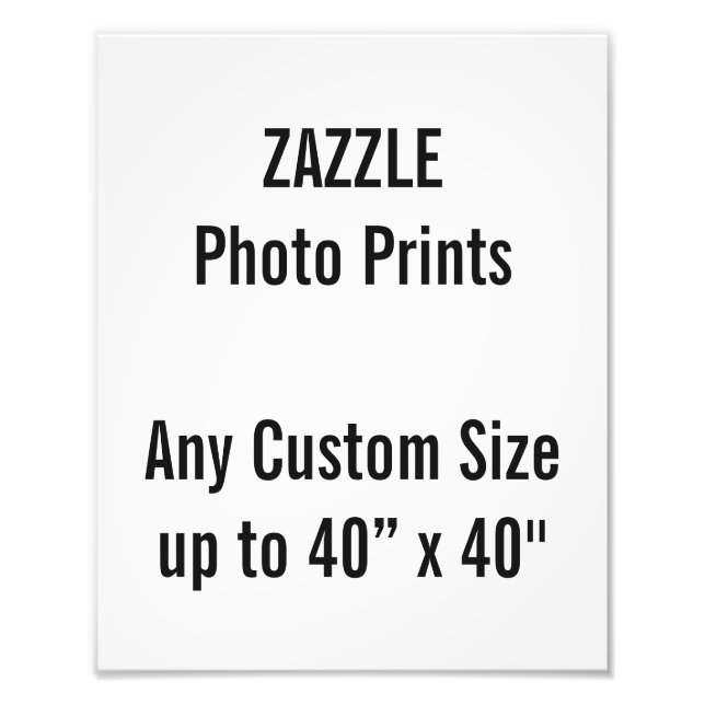 Impresión fotográfica personalizada de 24x30 cm, o (Frente)