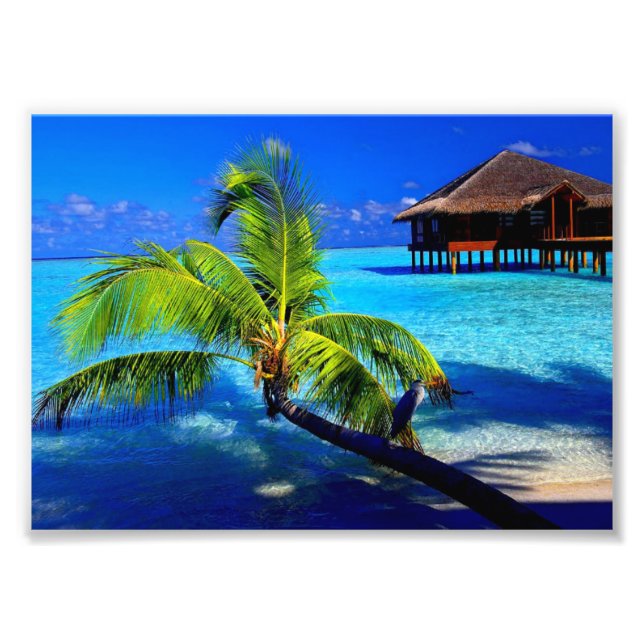 Impresión fotográfica - Playa tropical (Frente)