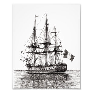 Impresión fotográfica "Tall Ship Hermione on the Y