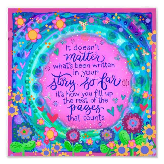 Impresión fotográfica "Tu historia" (Frente)