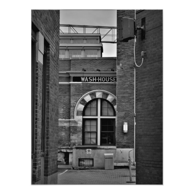 Impresión fotográfica "WASH-HOUSE" (Frente)