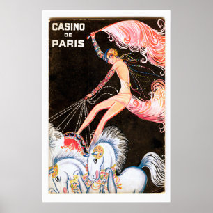 Impresión francesa del poster del cabaret del