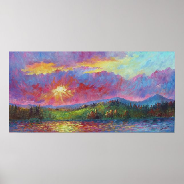 Impresión "Front Range Sunset" (Frente)