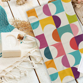 Impresión geométrica abstracta moderna de medio si