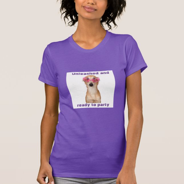 Impresión gráfica de perro de camisetas - Desencad (Anverso)