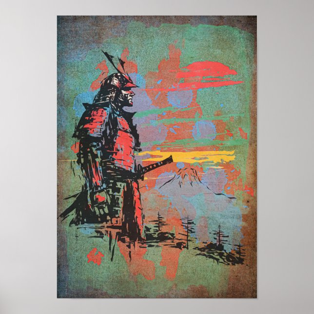 Impresión gráfica de Samurai (Frente)