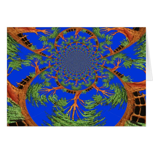 Impresión/gráfico de árbol de acacia Kaleidoscope (Anverso (Horizontal))