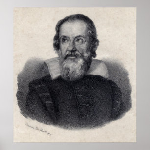 Impresión grande del arte de Galileo Galilei