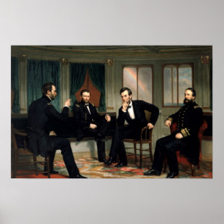 Impresión histórica de Abe Lincoln