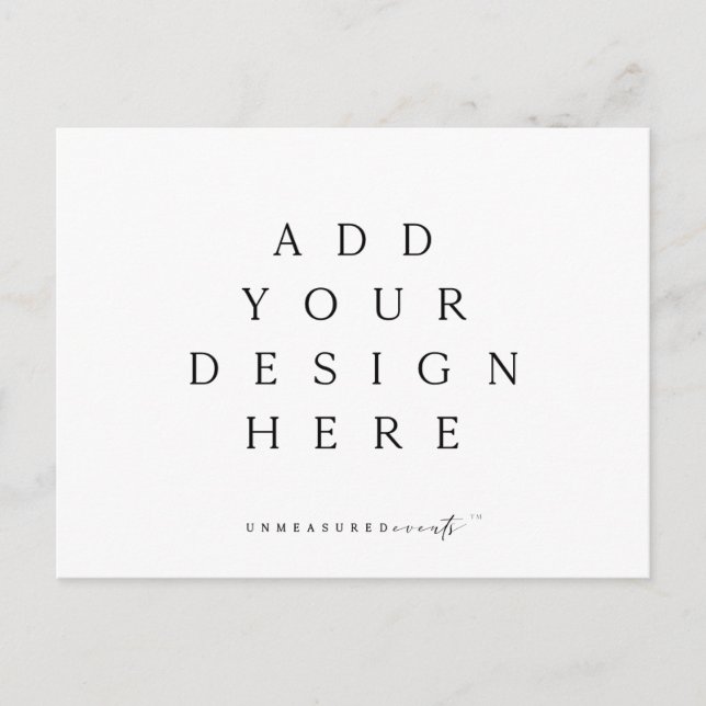 Impresión horizontal de tarjetas postales de 5,5 x (Anverso)