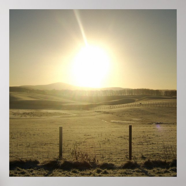 Impresión impresionante del paisaje de Sunrise (Frente)