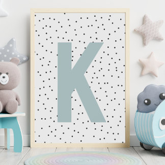 Impresión inicial personalizado | Arte mural moder