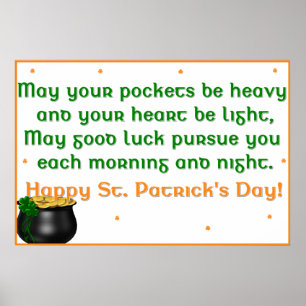 Impresión irlandesa Proverb 6