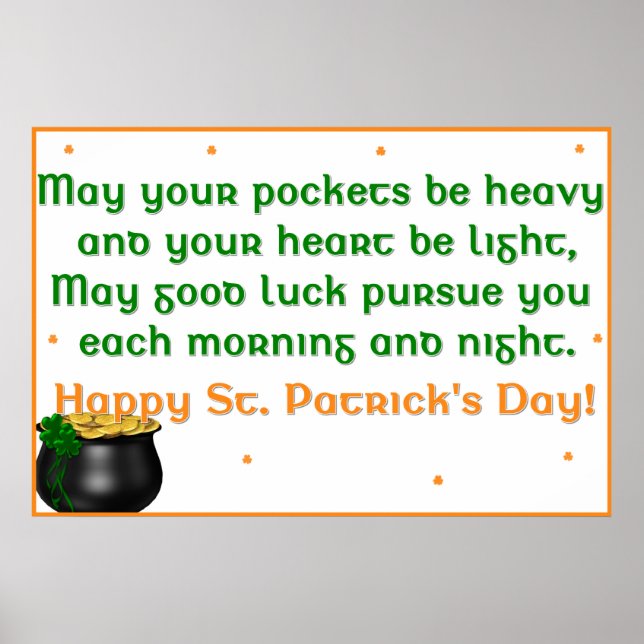 Impresión irlandesa Proverb 6 (Frente)