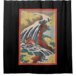 IMPRESIÓN JAPONESA DE LA Cortina DE LA DUCHA DEL C