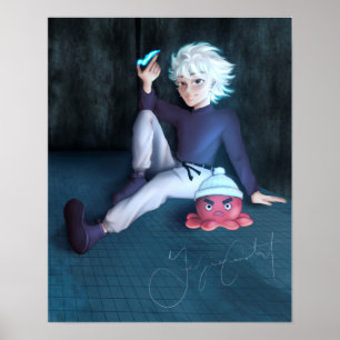Impresión Killua, papel Poster de valor (mate)