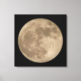 Impresión lunar astronomía impresión de lienzo de