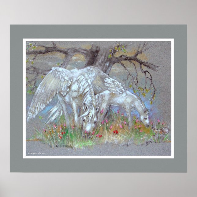 IMPRESIÓN - Madre Pegasus y pie (Frente)