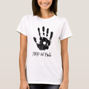 Impresión manual pagada en camiseta cristiana comp