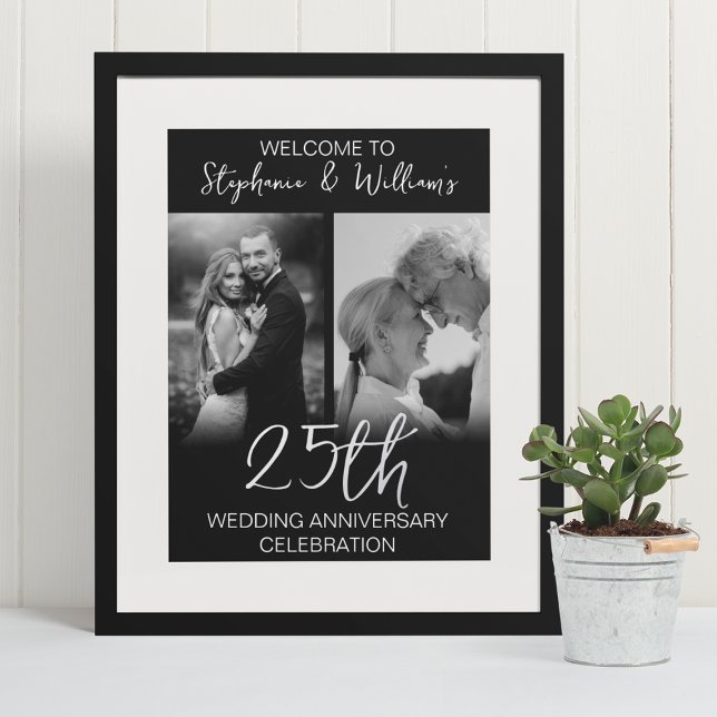 Impresión Metalizada 2 Foto 25º Boda Aniversario de la bienvenida (Subido por el creador)