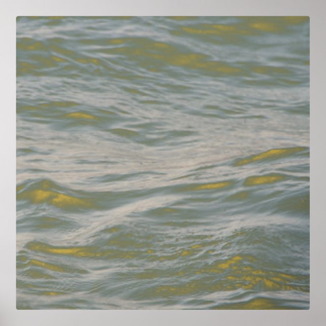 Impresión Metalizada Aguas de mar cerradas (Anverso)