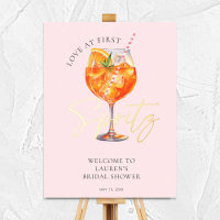 Amor a Primera Spritz Despedida de Soltera Dorado