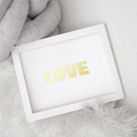 AMOR | TEXTO EDITABLE MURO ORO