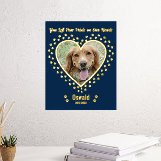 Impresión Metalizada Añadir su propio Personalizado Mascota de fotos Pe