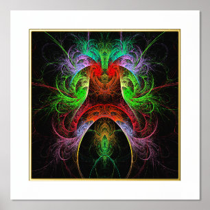 Impresión Metalizada Arte abstracto de Carnaval