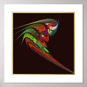 Impresión Metalizada Arte abstracto de Chameleon