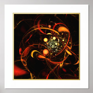 Impresión Metalizada Arte abstracto de latido