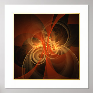 Impresión Metalizada Arte abstracto de magia matutina