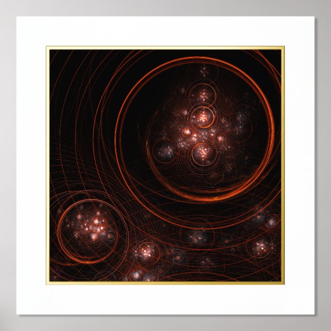 Impresión Metalizada Arte abstracto de Starlight (Anverso)